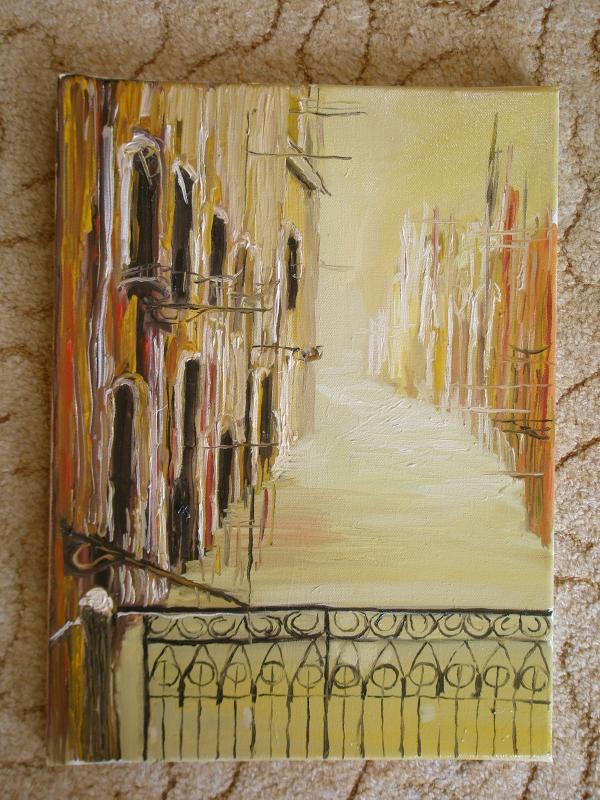 Golden narrow streets