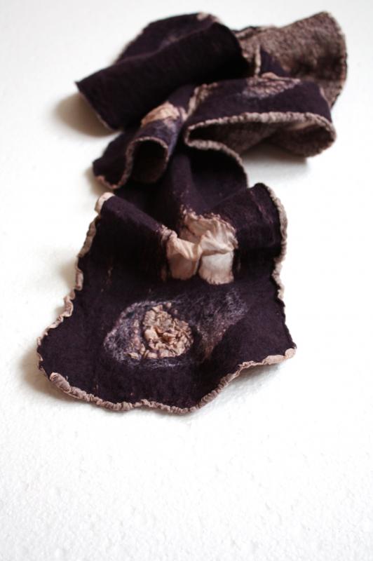 Scarf " Eggplant "