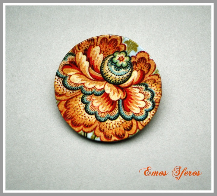 Brooch " Amanita 2 "