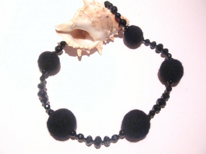 Black beads