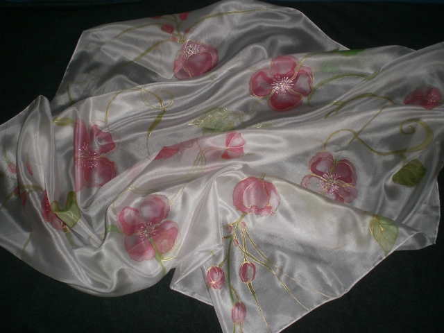 Flowered shawl