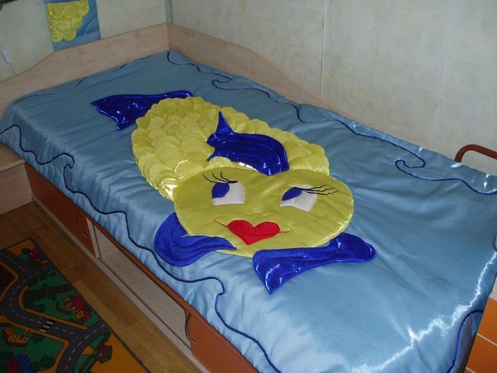 Golden fish - bedspread