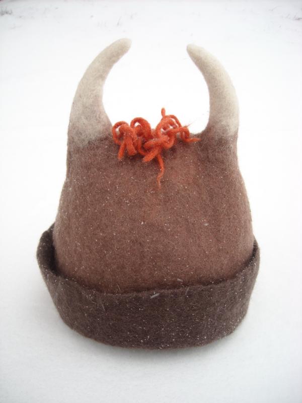 Horny bath cap