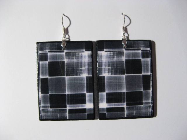 Handmade earrings (Decoupage)