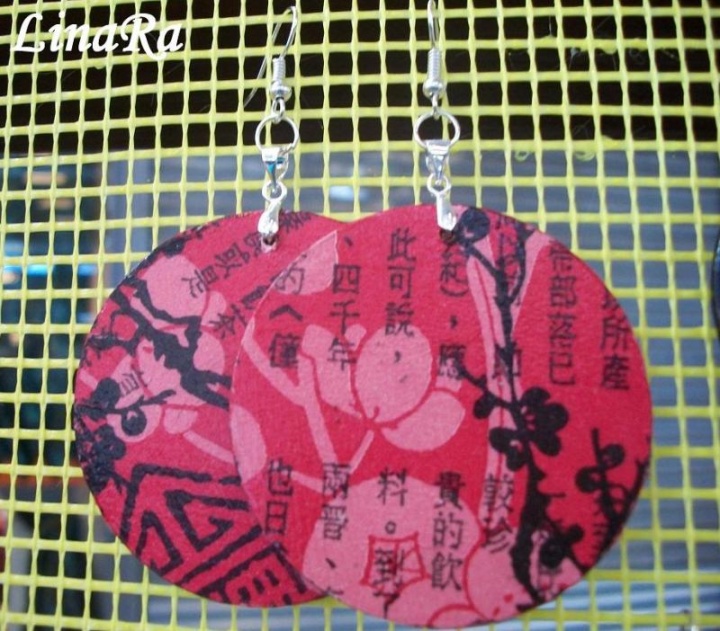 Japanese-style earrings