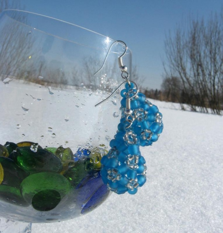 Blue drops