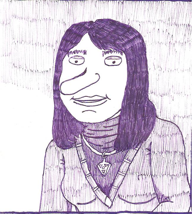Dainavos sorceress in his youth Nukliopa