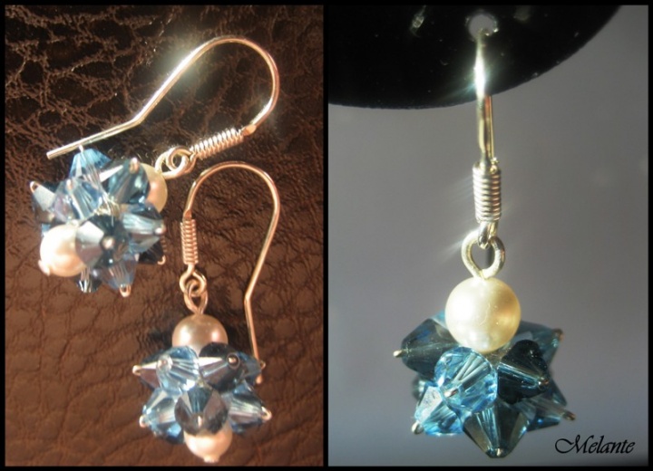 Blue studs
