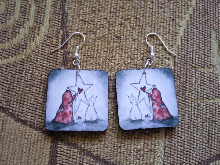 Earrings " Star "