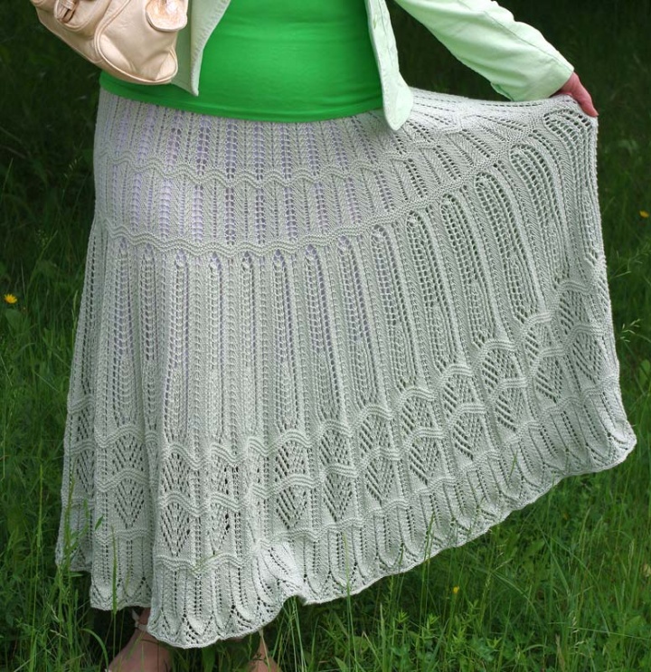 Greenish skirt