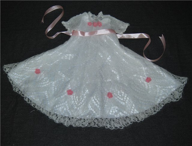 knitted christening gowns