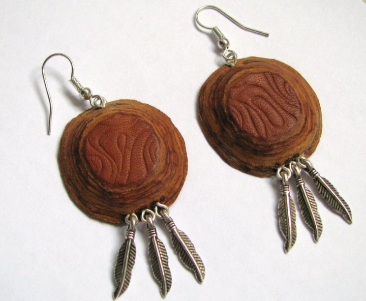 Native American earrings.