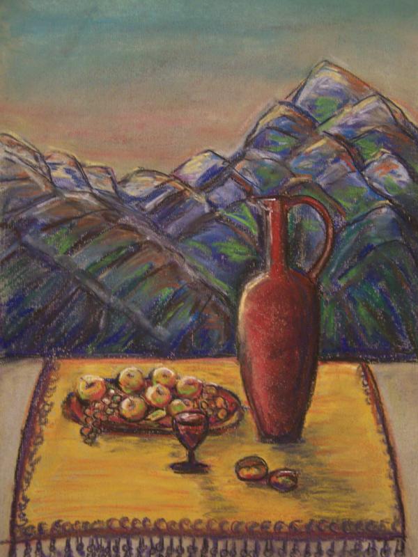 Evening in the mountains