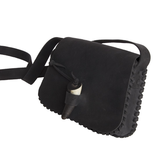 Handmade leather handbag