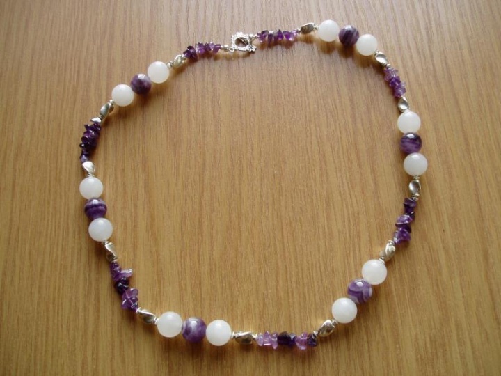 Amethyst and jade