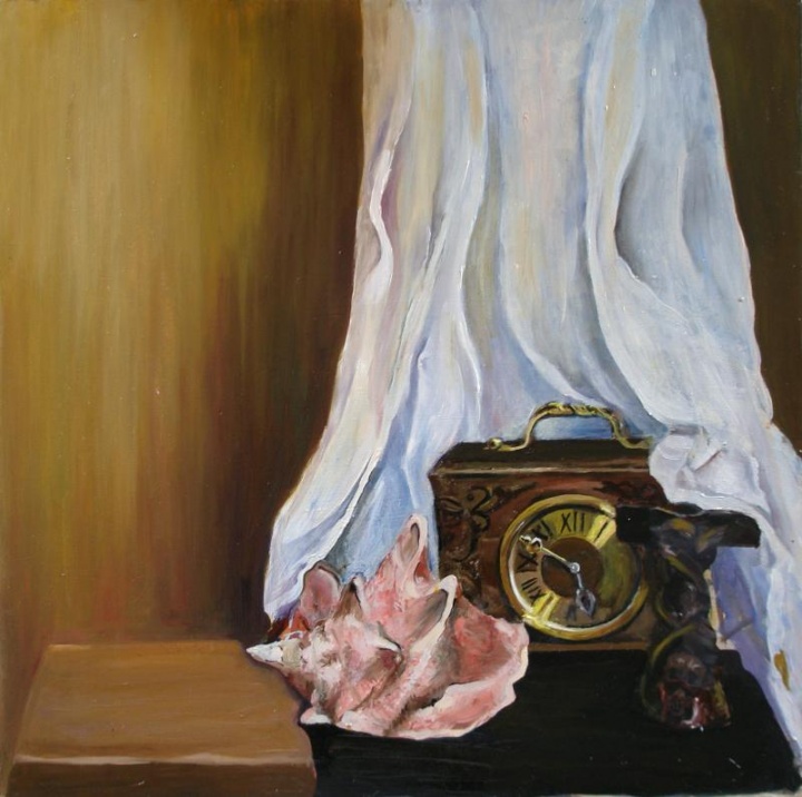 Still Life with clock