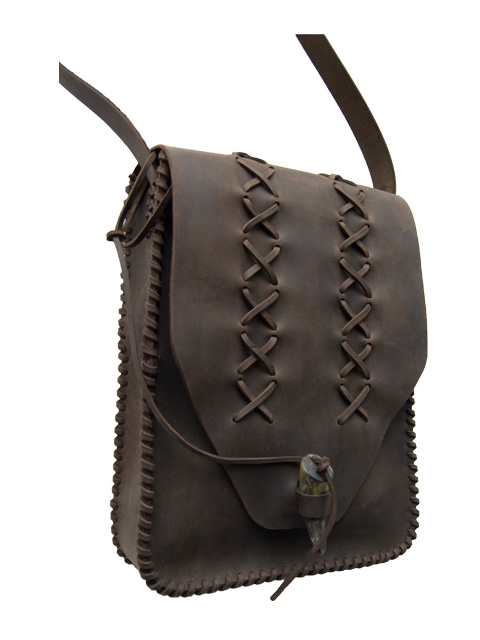 Handmade leather handbag