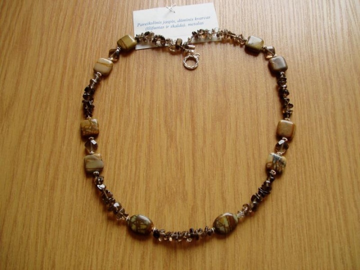 Smoky quartz and jasper Picture Lights