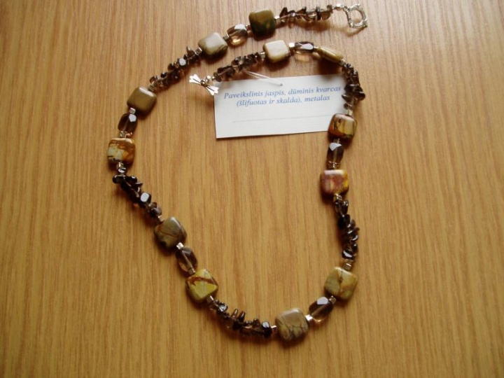 Smoky quartz and jasper Picture Lights
