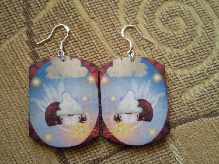 Earrings " angels "