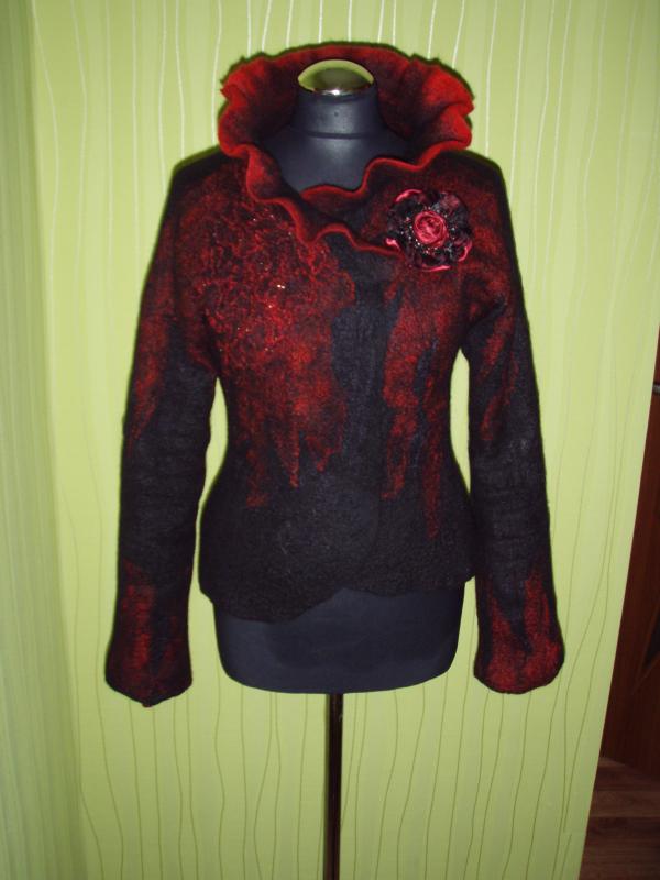 Evening Jacket + brooch