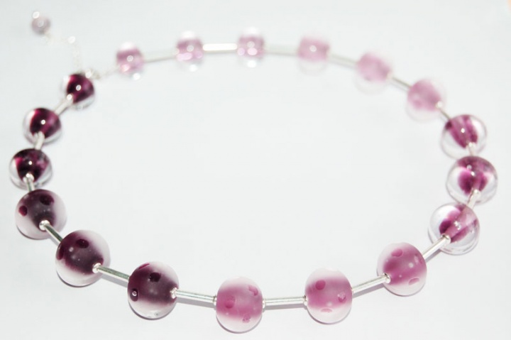 Beads " Purple dance "
