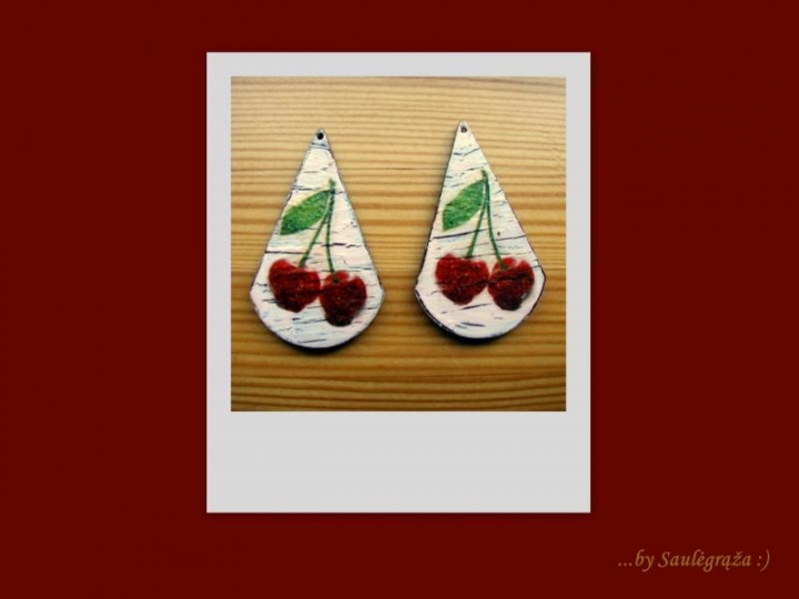 Earrings " vysnele "