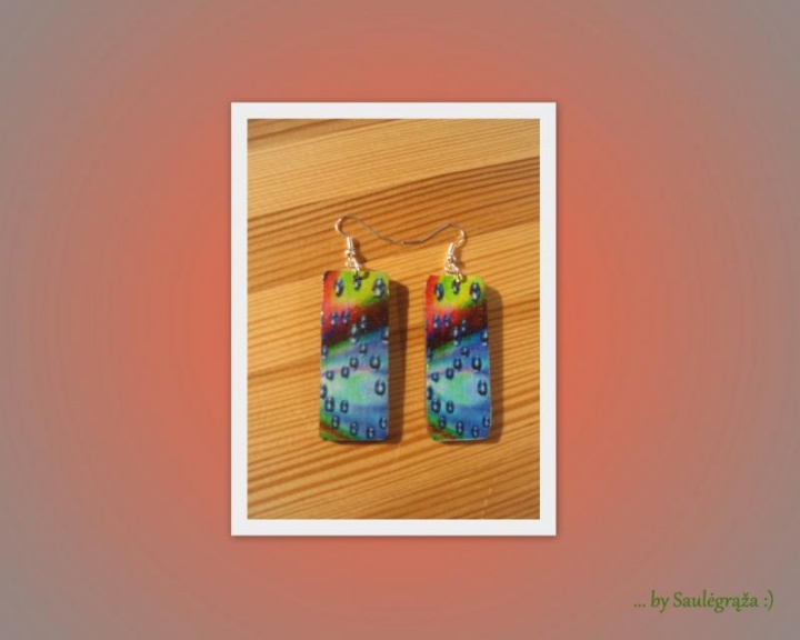 Earrings " Color drops "