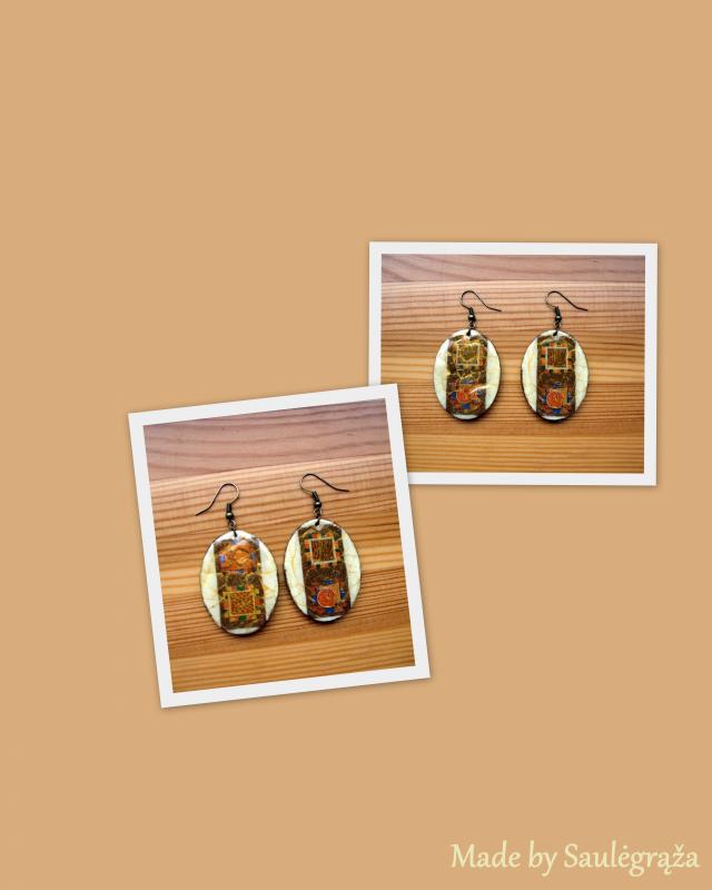 Earrings " Color squares "