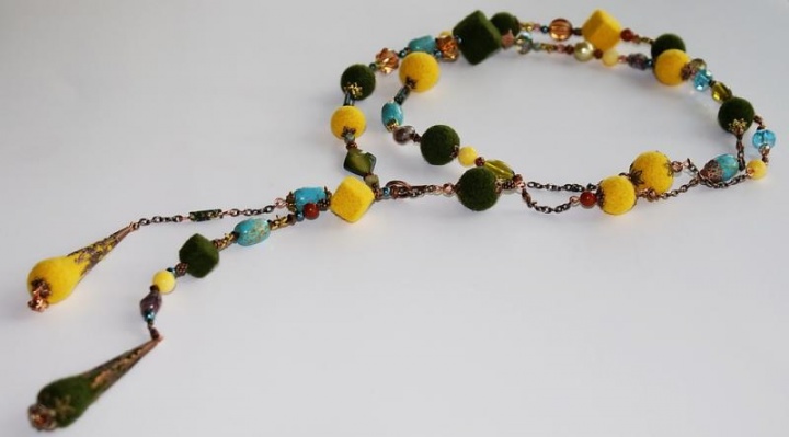 Beads " panned "