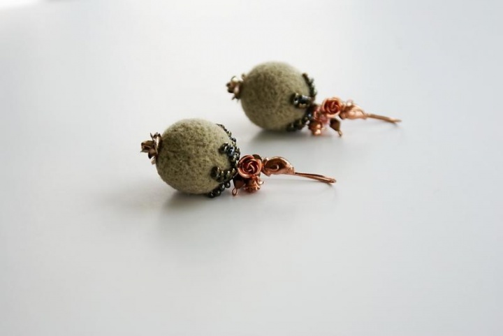 Earrings " Nuts " picture no. 2