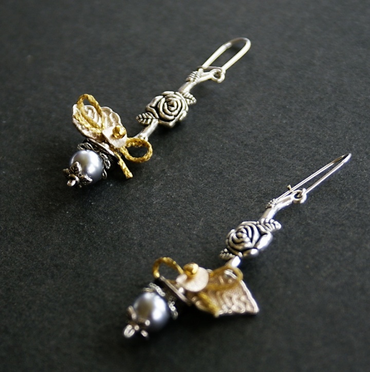 Earrings " Wild Rose "