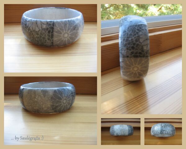 Bracelet " gray daisy "