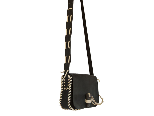 Handmade leather handbag