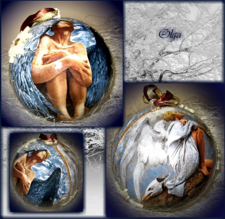 Christmas bubble " Angel "