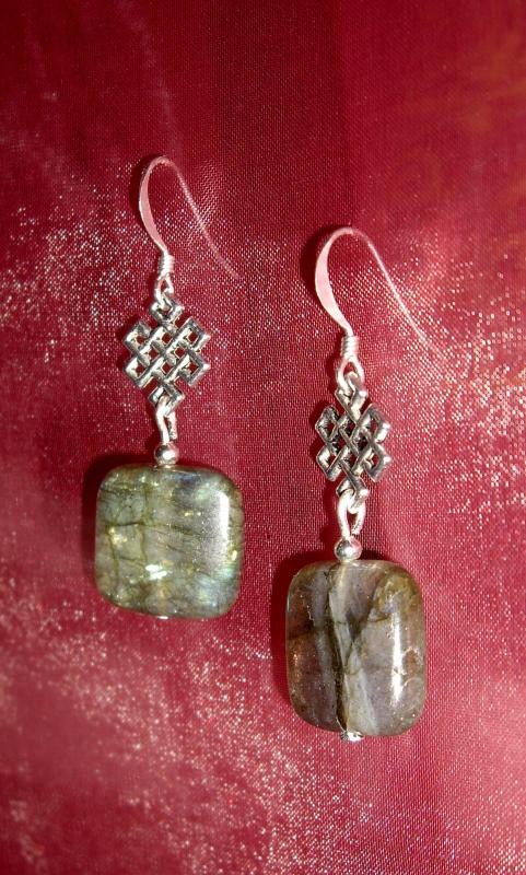 With labradorite