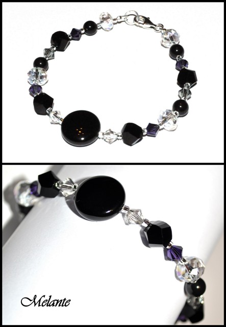 Bracelet with onyx