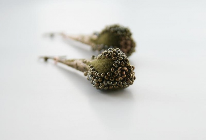 Earrings " panned II "
