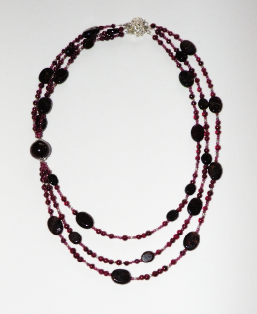 Garnet necklace