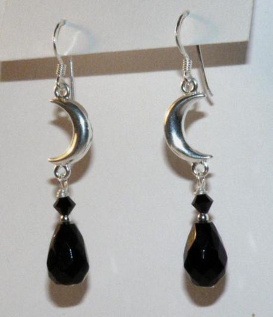 Silver earrings