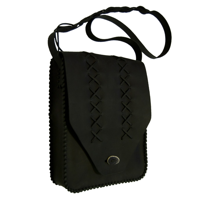 Handmade leather handbag