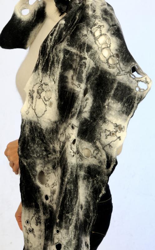 Scarf " Snowstorm "