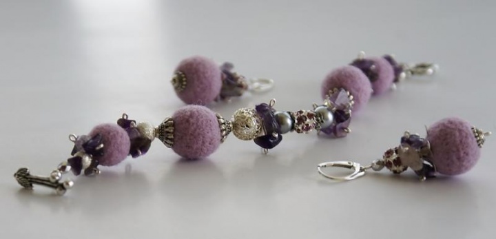 Bracelet & amp; Earrings " anti-migraine "