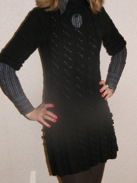 Black short dress