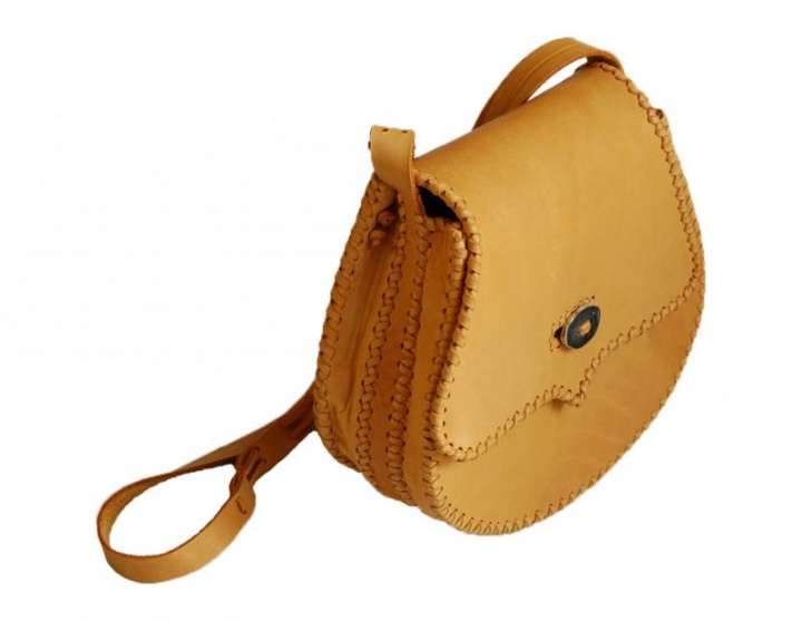 Handmade leather handbag