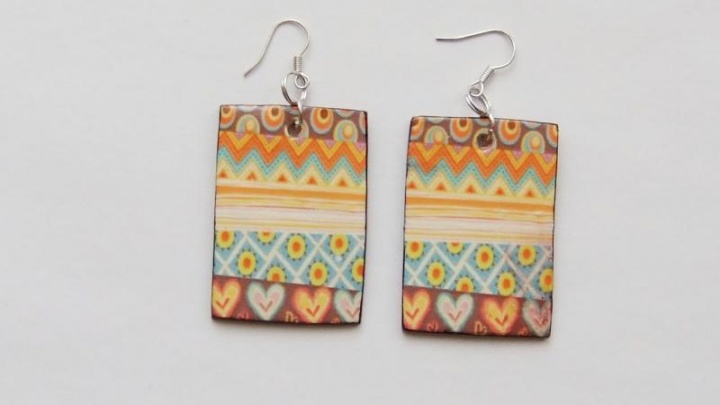 Spotted earrings