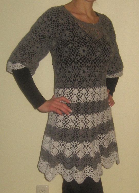 Crocheted dress / tunic