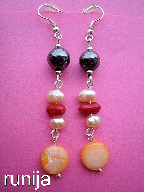 132ndHematite, pearl, coral,