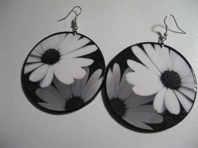 Decoupage earrings 283