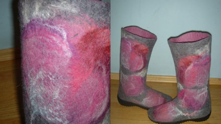 Pastel felted